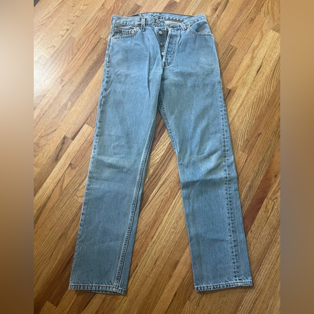 Vintage Women’s Levi 501 Button Up Jeans - 29x32